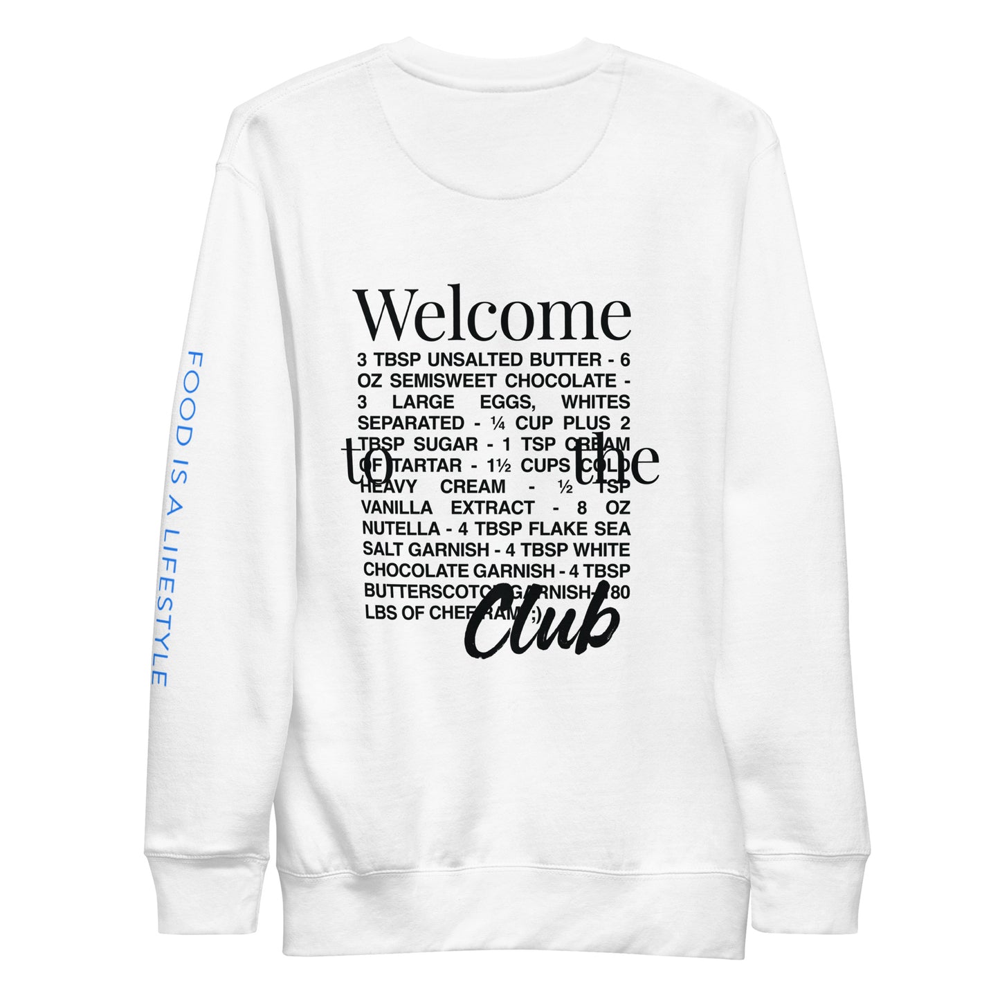 Mousse Club Unisex Premium Sweatshirt